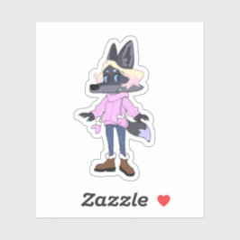 Custom-Cut Vinyl Sticker シール