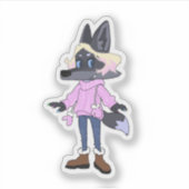 Custom-Cut Vinyl Sticker シール (正面)