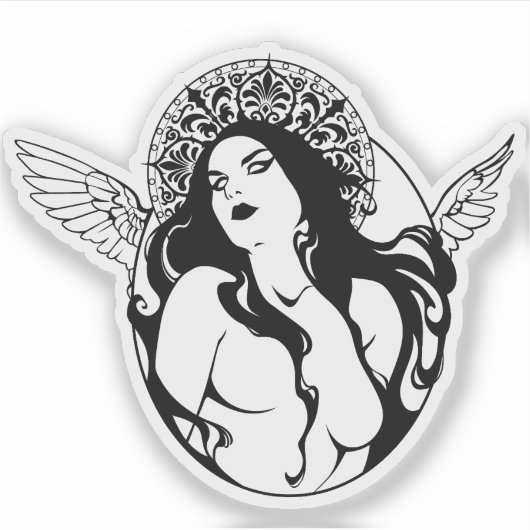 Custom-Cut Vinyl Sticker シール (正面)