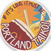 Custom-Cut Vinyl Sticker シール (正面)