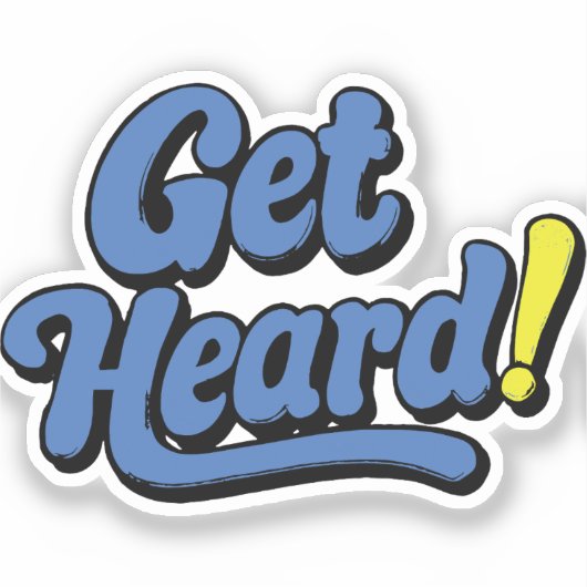 Custom-Cut Vinyl Sticker シール (正面)