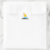 Custom-Cut Vinyl Sticker ラウンドシール (バッグ)