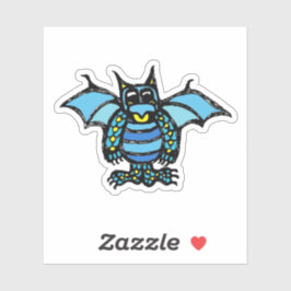 Custom-Cut Vinyl Sticker - Dorian Dragon シール