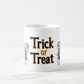 Custom-Cut Vinyl Sticker happy skeletons コーヒーマグカップ (中央)