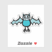 Custom-Cut Vinyl Sticker - Veronica Vampire Bat シール (シート)