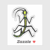 Custom-Cut Vinyl Sticker - Wilbur Walkingstick シール (シート)