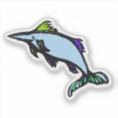 Custom-Cut Vinyl Sticker - Xola Xiphias Gladius シール (正面)