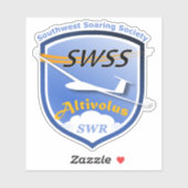 Custom-Cut Vinyl Stickers with SWSS Emblem シール (シート)
