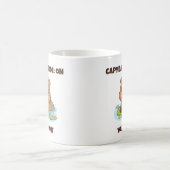 Custom Cute Kawaii Capybara Mode Coffee Mug コーヒーマグカップ (中央)