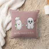 Custom Cute Pink Friendly Ghosts Spooky Season クッション (ブランケット)