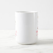 Custom Cute Pink Retired Coffee Mug Gift for Women コーヒーマグカップ (中央)