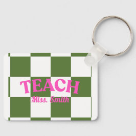 Custom Cute Teach Keychain キーホルダー