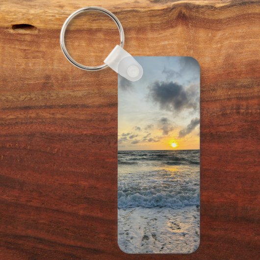 Custom Cute Two Photo Double Sided Personalized キーホルダー (正面)