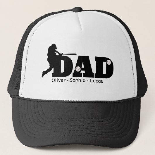 Custom Dad Baseball キャップ (正面)