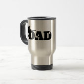 Custom Dad Baseball  トラベルマグ (正面左)