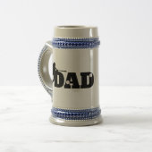 Custom Dad Baseball  ビールジョッキ (正面左)