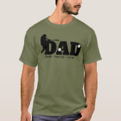 Custom Dad Baseball T-Shirt Tシャツ (正面)