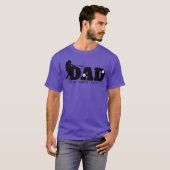 Custom Dad Baseball T-Shirt Tシャツ (正面フル)