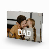 Custom Dad Established Modern Bold Photo フォトブロック (右)