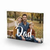 Custom Dad Established Modern Script フォトブロック (右)