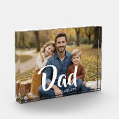 Custom Dad Established Modern Script フォトブロック (左)