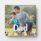 Custom Dad Established Photo フォトプラーク (正面)
