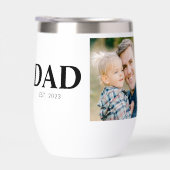 Custom Dad Established Photo Fathers Day (右面)