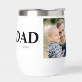 Custom Dad Established Photo Fathers Day (左面)