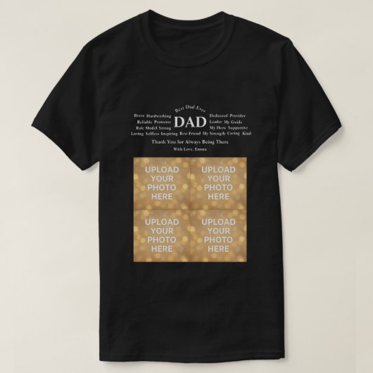 Custom Dad T-Shirt Tシャツ (デザイン正面)