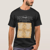 Custom Dad T-Shirt Tシャツ (正面)