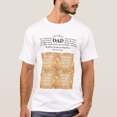 Custom Dad T-Shirt Tシャツ (正面)
