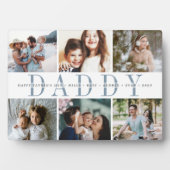 Custom Daddy Father's Day Photo Collage フォトプラーク (正面)