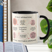 Custom Daily Affirmations Christian Bible Verse マグカップ