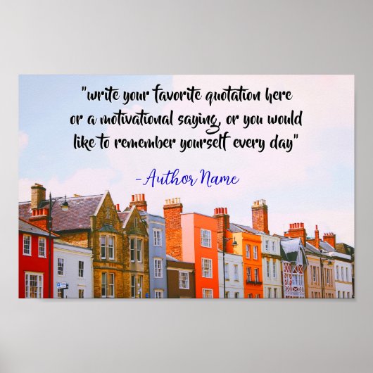 Custom Daily Quotes / Create Your Own Quote  ポスター (正面)