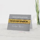 Custom DEAN'S LIST Scholar congrats card カード (正面)
