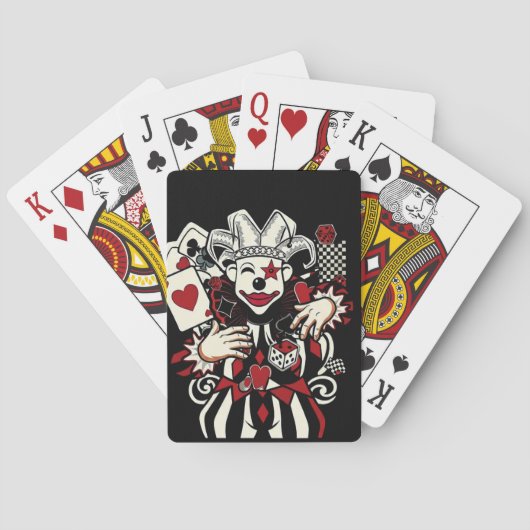 Custom deck of playing cards with a Joker design トランプ (裏面)