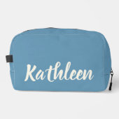 Custom Denin Travel Pouch For Mother's Day Gift ドップキット (正面)