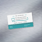 Custom Dentist Refrigerator Magnetic Business Card マグネット名刺 (インサイチュ)