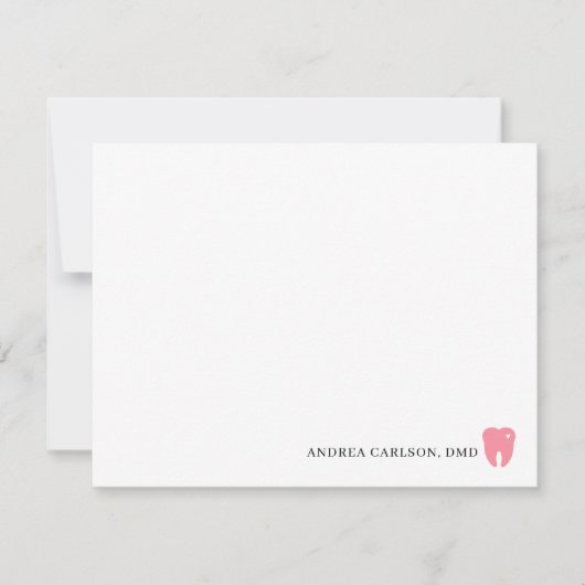 Custom Dentist Stationery Dentist Note Cards ノートカード (正面)