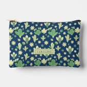 Custom Desert Cactus & Succulent Pattern アクセサリーポーチ (正面)
