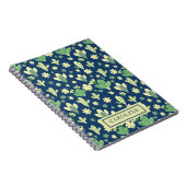 Custom Desert Cactus & Succulent Pattern ノートブック (右側)