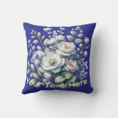 Custom design blue クッション (裏面)