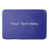 Custom design blue バスマット (正面)