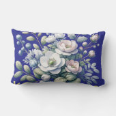 Custom design blue ランバークッション (裏面)