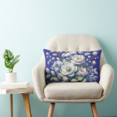 Custom design blue ランバークッション (椅子)