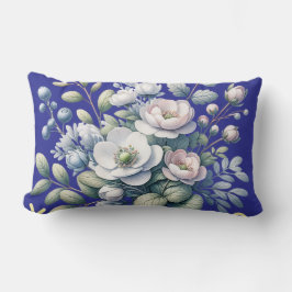 Custom design blue ランバークッション