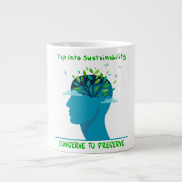 Custom design Mug for Sustainability Professional ジャンボコーヒーマグカップ