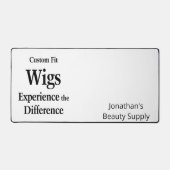 Custom Desk Mat for Salon Owner Barber Supply デスクマット (正面)