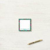 Custom Desk Stationery Floral Art Design ポストイット (デスク上)
