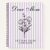 Custom diary for mom: love and gratitude letters ノートブック (正面)